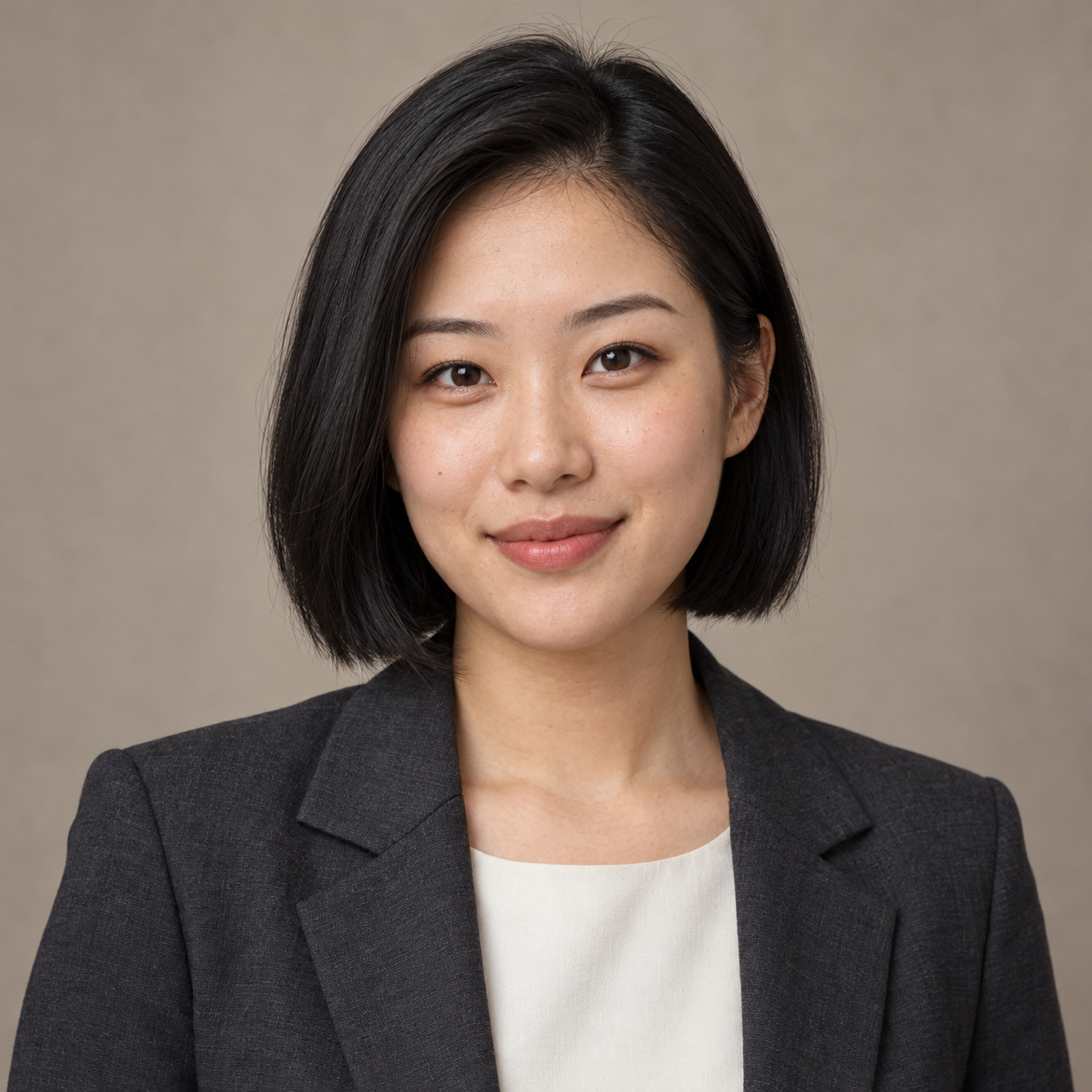 AI-generated portrait of Mira Chen, a synthetic editorial persona